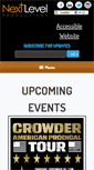 Mobile Screenshot of nextlevelproductions.net